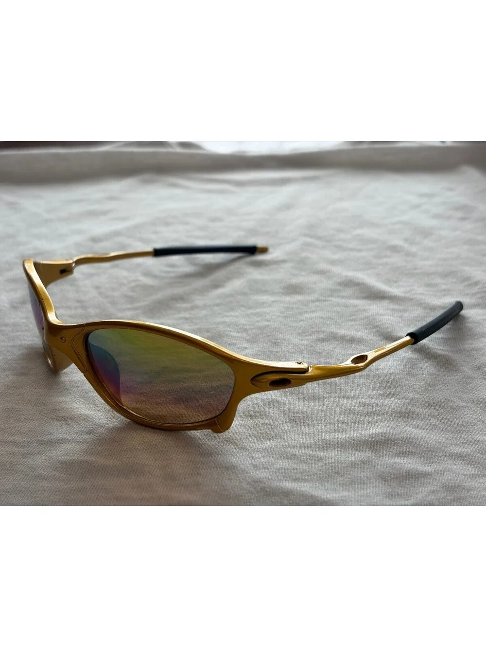 Yellow Frame Sunglasses with Mirrored Lenses